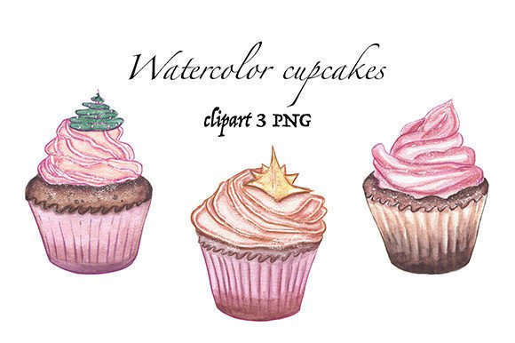 Colorful Watercolor Cupcake Clipart, PNG: A Designer’s Real-World Review