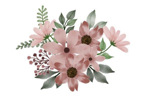 Dusty Pink Watercolor Floral Frame: A Designer’s Honest Review for Real Embroidery Use