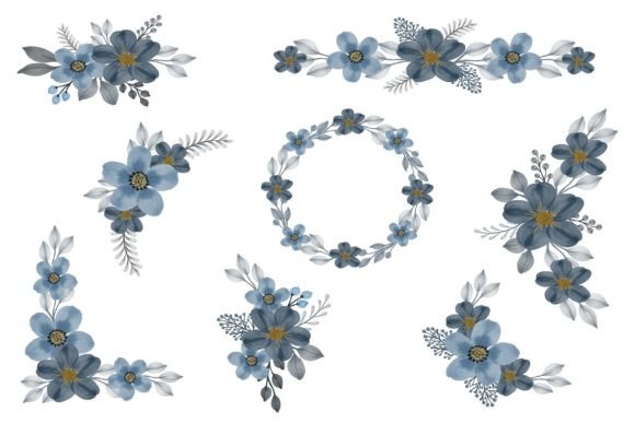 Evaluating the Grey Floral Watercolor Frame for Local Branding & Packaging Design