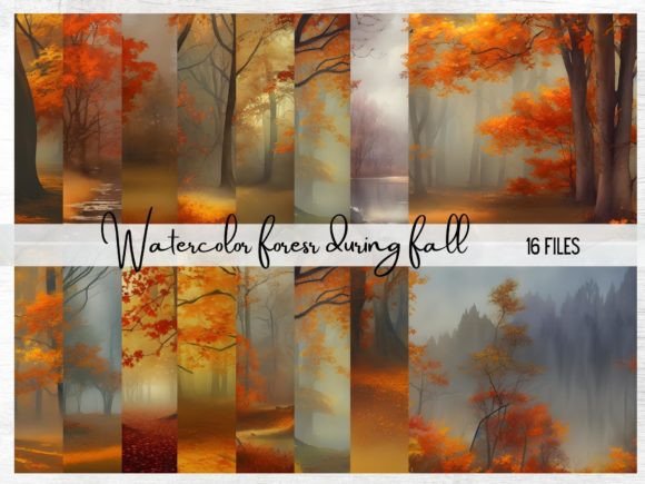 Fall Watercolor Backgrounds: Illustrations That Elevate Editorial and Web Design