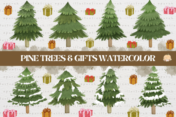 Pine Trees and Gift Boxes Watercolor: A Designer’s Real-World Review