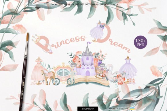 Princess Dream Watercolor Collection: A Blogger’s Review for Real Editorial & Web Design Use