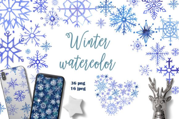Snowflakes Watercolor Cliparts Set: A Brand Designer’s Review for Marketing & Visual Content