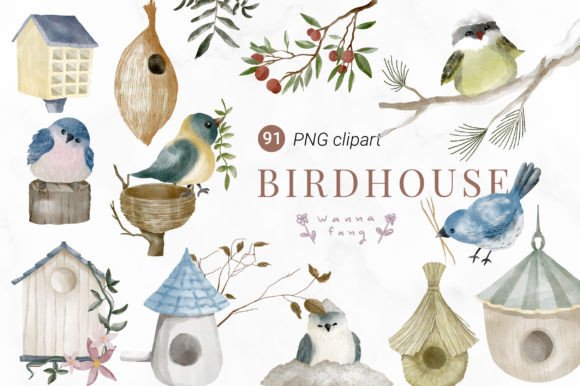 Watercolor Birdhouse Clipart PNG: A Designer’s Real-World Review