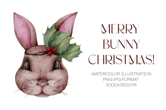 Watercolor Bunny & Holly Leaf Wreath: A Designer’s Honest Review