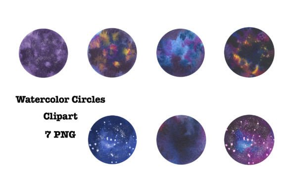Watercolor Circles: A Fresh Illustration for Bloggers and Digital Publishers