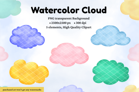 Watercolor Cloud Clipart for Creative Sellers: A Practical Review