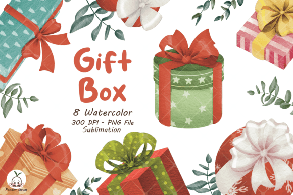 Watercolor Gift Box PNG Sublimation Review
