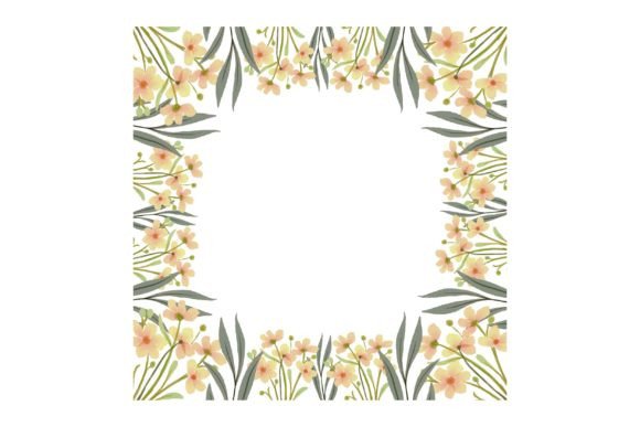 Yellow Floral Watercolor Frame: A Designer’s Honest Review